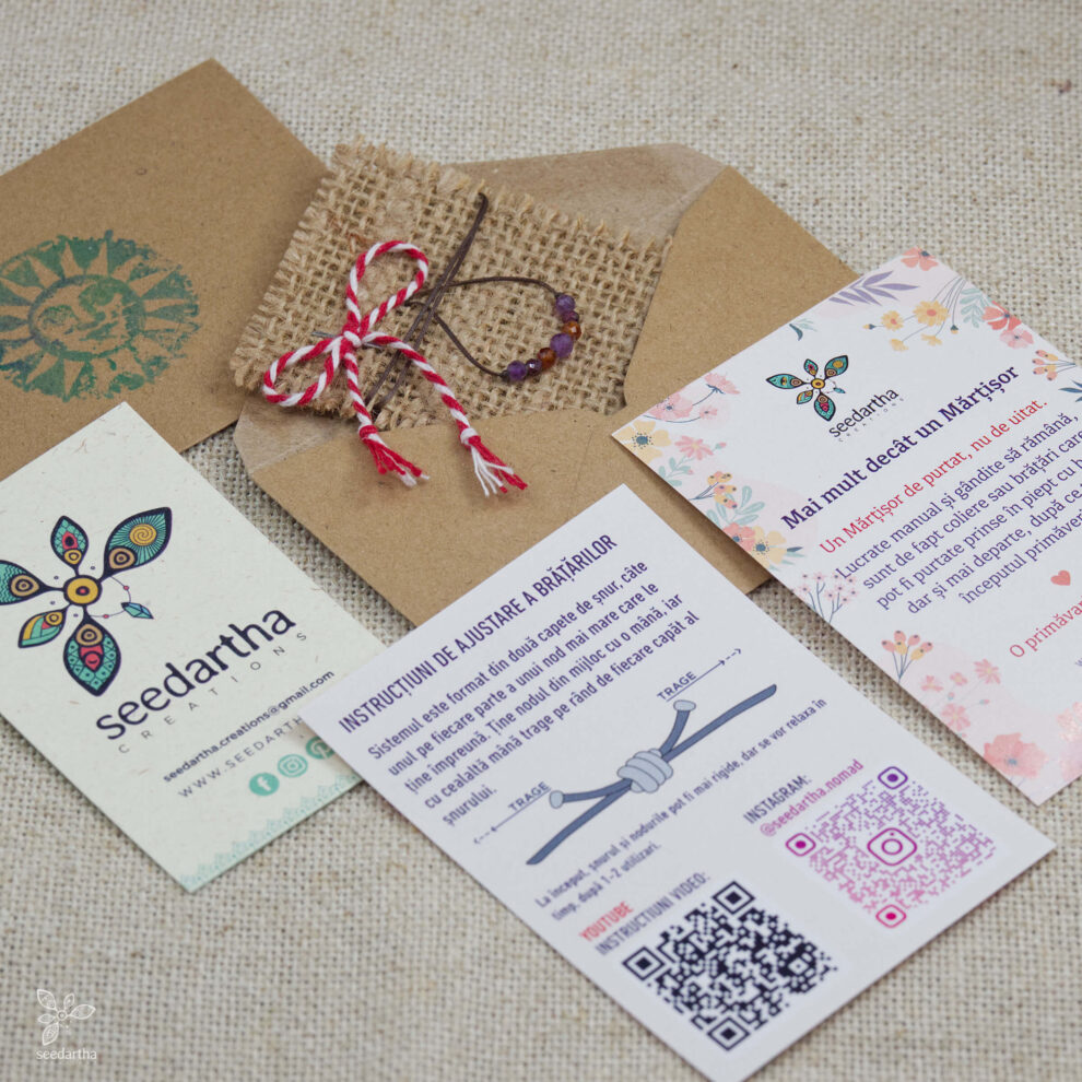 Martisor Granat Ametist