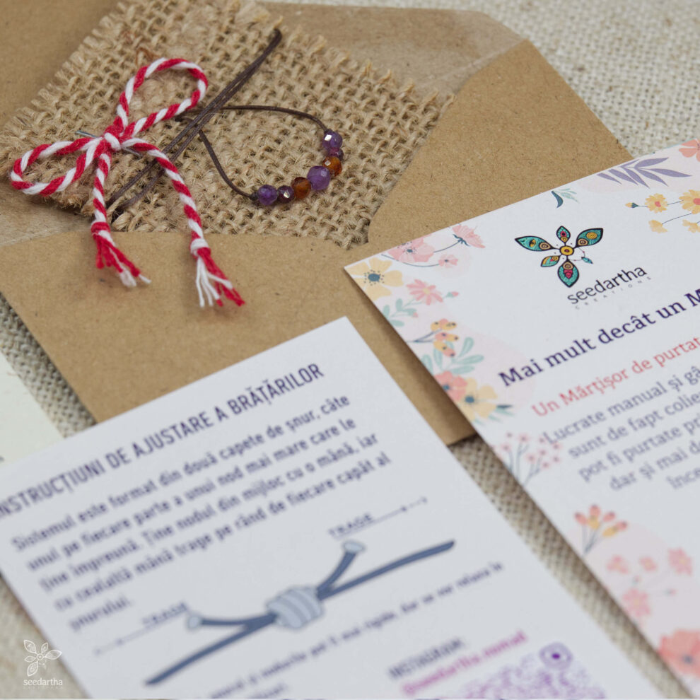 Martisor Granat Ametist