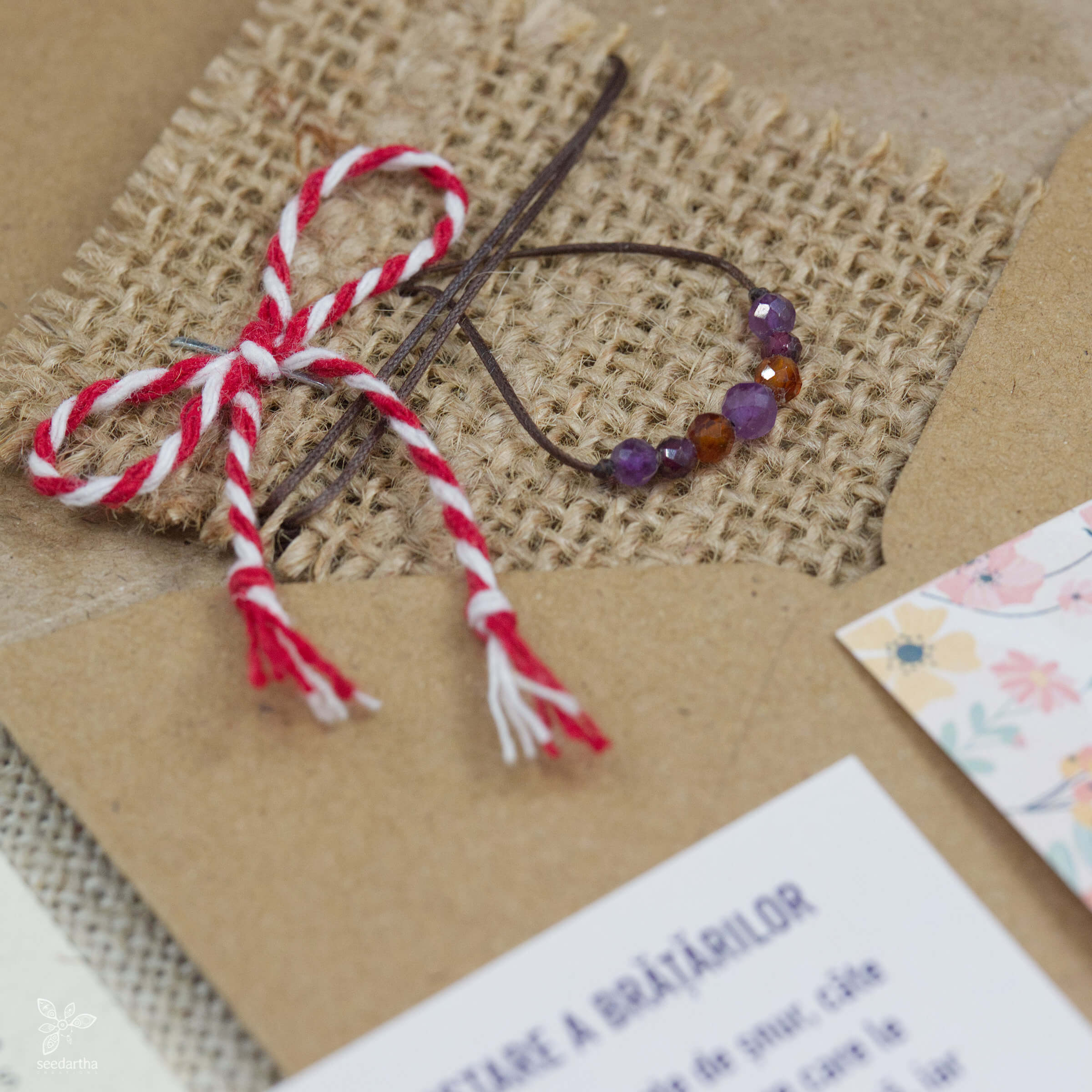 Martisor Granat Ametist