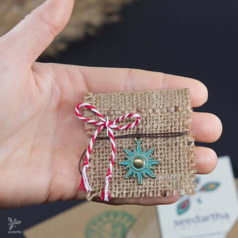 martisor charm metalic soare