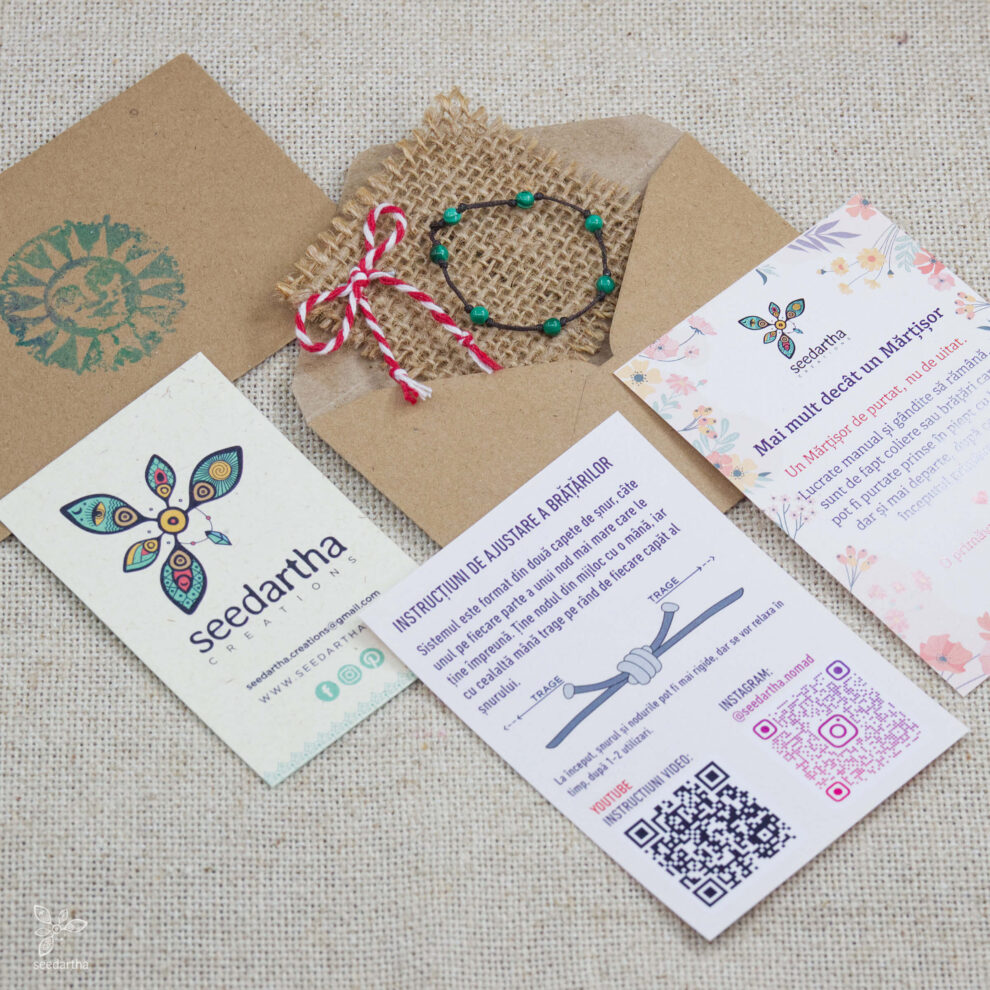 Martisor Bratara Malachit