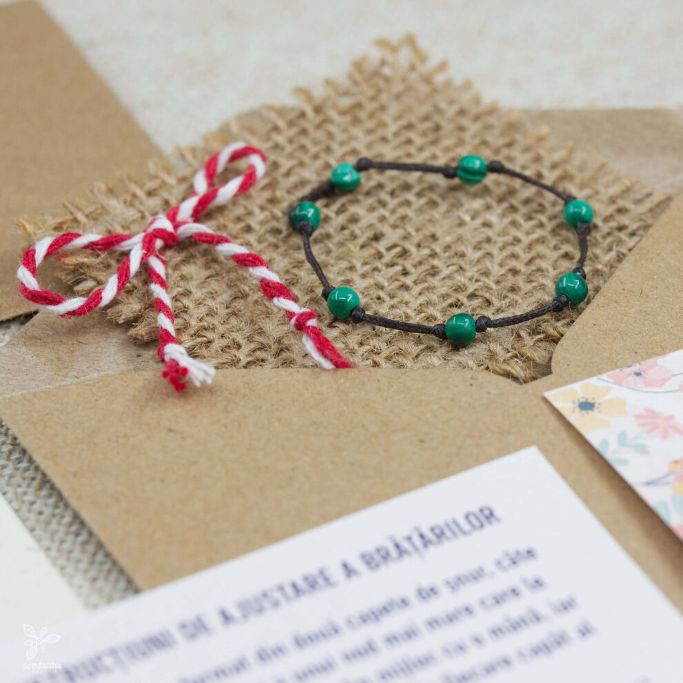 Martisor Bratara Malachit